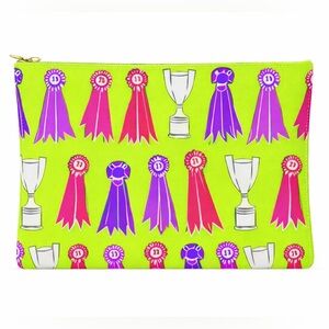 New Winner’s Accolades Derby Leather Clutch Ascot Equestrian Horse Racing
